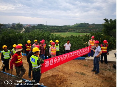 澧县自然村通水泥路项目吹响大干号角(图3)