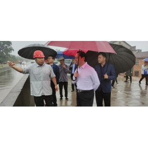 副市长汤祚国调研张公庙澧水特大桥工程项目