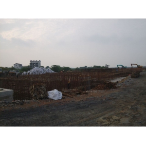 抢抓工期,杨桥河大桥施工全面展开