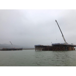 “逆风前行”战疫情，张公庙澧水特大桥安全有序复工