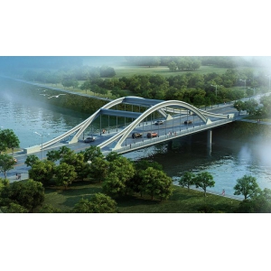 杨桥河大桥工程慨况