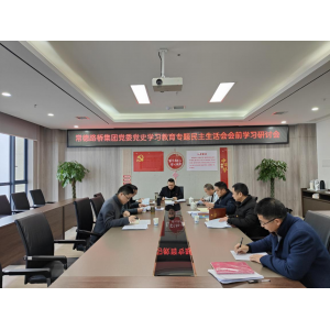 常德路桥集团党委理论学习中心组召开党史学习教育专题民主生活会会前集中学习研讨会