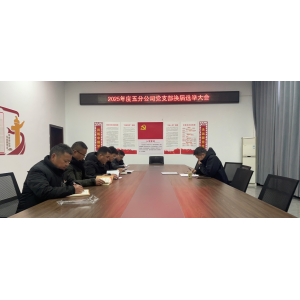 凝心聚力 蓄力前行 ——五分公司支部召开换届选举大会